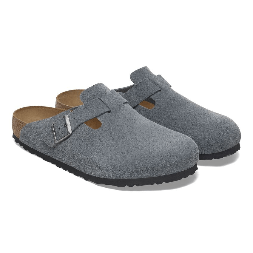 Boston | Soft Footbed | Suede | Basalt Gray